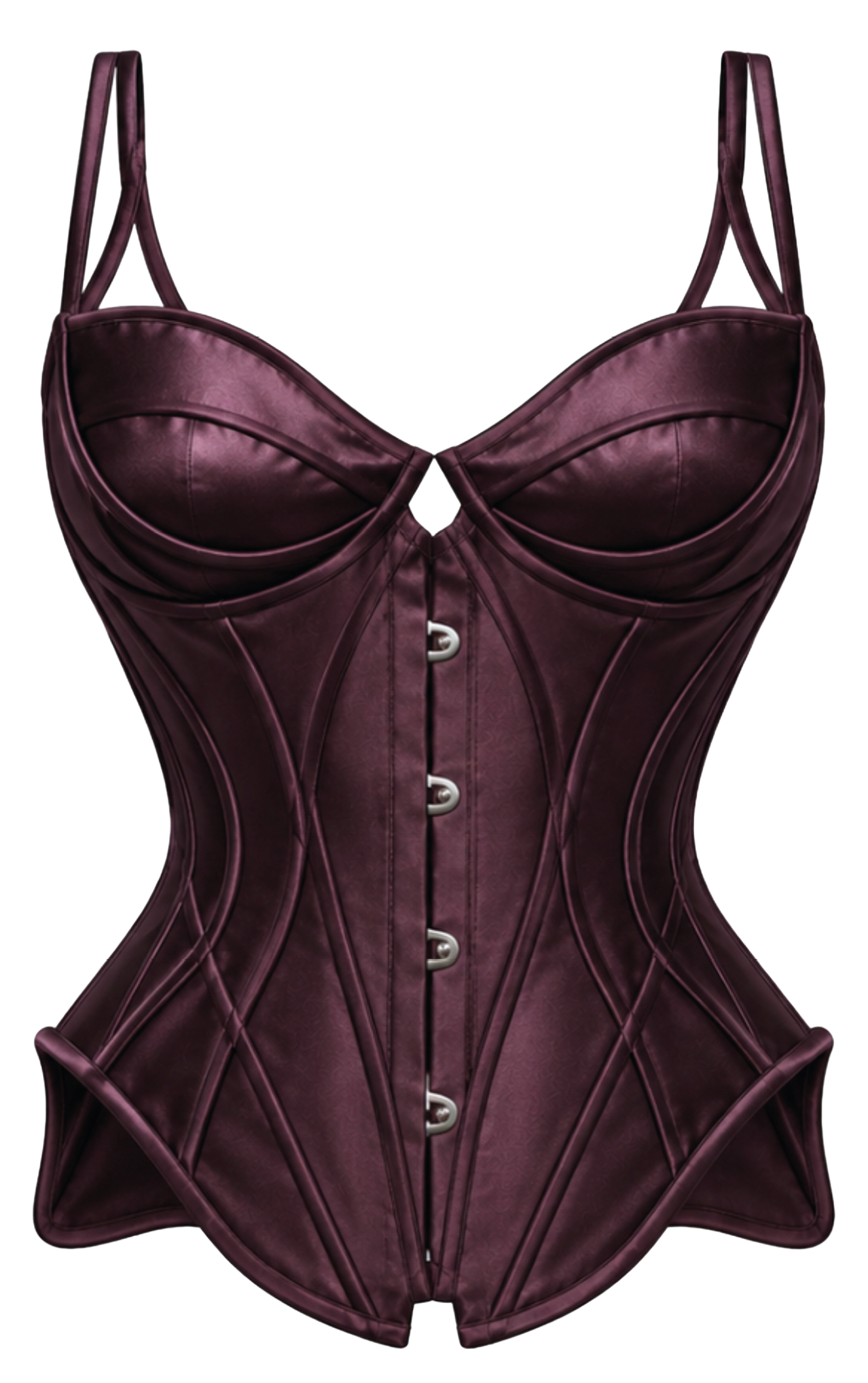 Belgin Küpeli one-off corset, side 1, front view