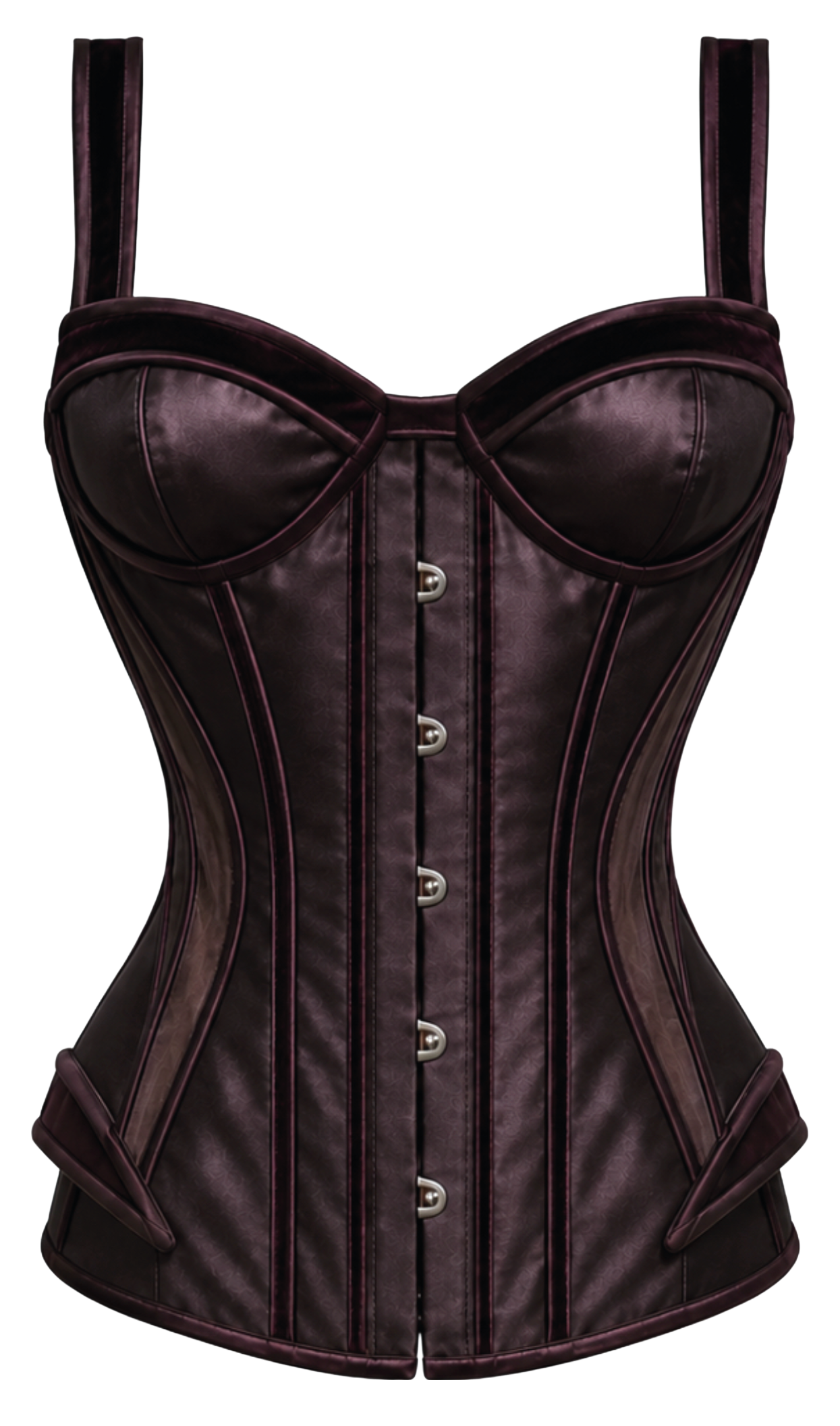Belgin Küpeli one-off corset, side 1, front view
